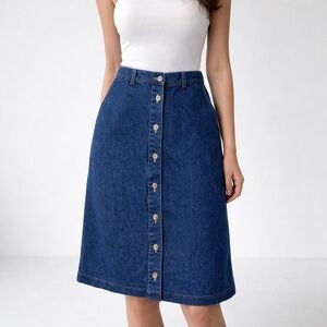 Vintage 90s Cabin Creek Jean Skirt
